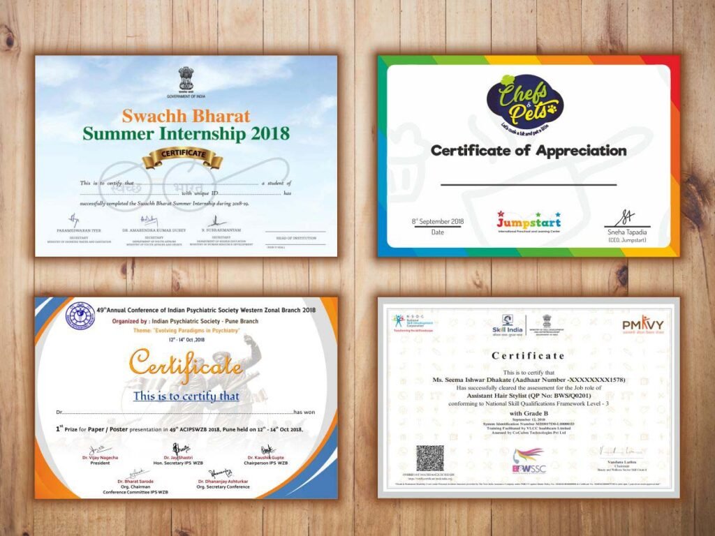 Certificate Printing Dudley