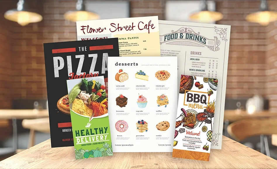 Menu Printing Dudley