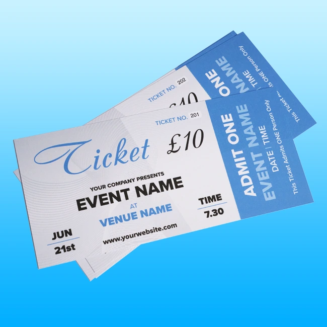 Ticket Printing Dudley